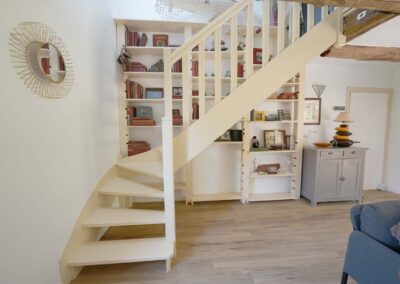 Vue escalier du gîte