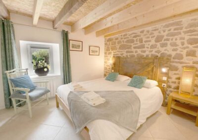 Lit double de charme gite