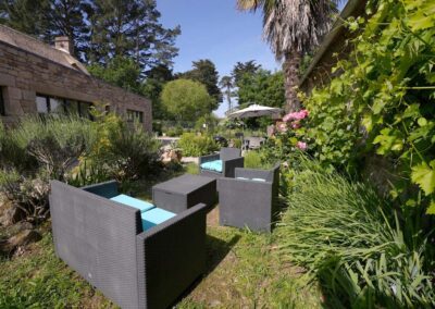 Jardin privatif gîte