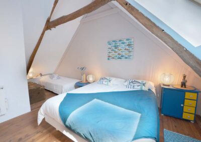 Chambre famille gite Morbihan