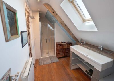 Salle de douche gite